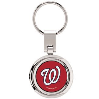 Washington Nationals Domed Metal Keychain