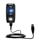 Classic Straight USB Cable for the Samsung Yepp YP-T9 4GB with Power Hot Sync and Charge capabilities - Gomadic Brand w/ TipExchange Technology