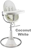 bloom fresco loft High Chair - White Base - Coconut White