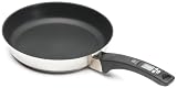 Review Parasia International Ltd. E656 / Admetior 28cm Stainless Steel Skillet with removeable digital thermometer