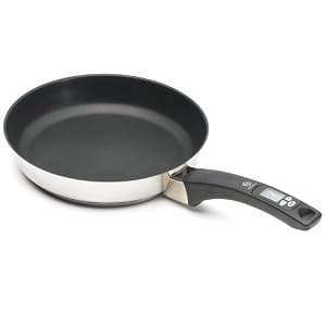 Admetior 28cm Stainless Steel Skillet with removeable digital thermometer by ADMETIOR