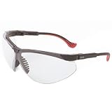 Uvex S3300 Genesis XC Safety Eyewear, Black Frame, Clear Ultra-Dura Hardcoat Lens