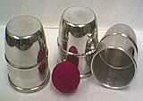 Chrome Cups and Balls - Essential Magic Props