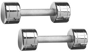 Chrome Dumbbell 15 lb - Pair