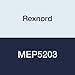 Rexnord MEP5203 Spherical Roller Pillow Block Bearing, 2-Bolt Pillow Block, Double Setscrew Locking Collars, Non-Expansion Type, Heavy Contact Seals, Cast Iron, 2-3/16" Shaft, 2-1/2" Base To Center, 7-9/32" Bolt Centers