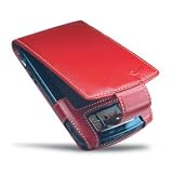 Covertec Leather Case for Toshiba e400 - Red
