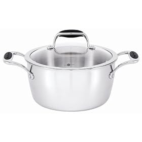 Marco Pierre White - Stainless Steel Casserole with Lid 18cm