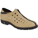 Golfstream Favorite Suede Zip-Up Moc - Tan / Black