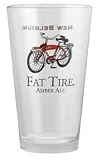 New Belgium Brewing Fat Tire Amber Ale Pint Glass