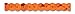 ORANGE 1/4 INCH SCHLANGE SEQUIN 24 Yards