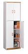 Deluxe Pantry In White/Oak Finish By Ameriwood Furniture