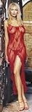 Sexy Butterfly Lace Gown - Red or Black and Plus Sizes Too!