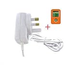 Sumnique Creative Labs Zen V Mains Charger For Zen V & Zen V Plus 1gb, 2gb & 4gb + Sumnique Zen V & Zen V Plus Silicone Skin Case -  Tango Orange  -