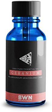 Geranium (10 ML) - Best Quality 100% Pure Essential Oil - Premium Therapeutic Grade Oil by Blue World Naturals