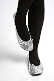 Ladies 1 Pair Rollasole Hi Ho Silver Lining Rollable Shoes to Keep in Your Handbag, Car or Office Desk