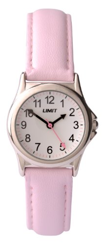 Limit M&auml;dchen-Armbanduhr Analog Formgeh&auml;use weiss 6718.24
