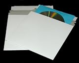 200 Paperboard Slim Single CD / DVD Mailer - 6x 6 Self-Sealing Shipping Sleeves with Flap #CDBC06PB - Great for Shipping a Single Disc or any Small, Thin Items!