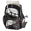 Kensington Contour Backpack Notebook Rucksack Nylon SnugFit schwarz schwarz
