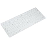White Silicone Keyboard Cover for MacBook/MacBook Pro