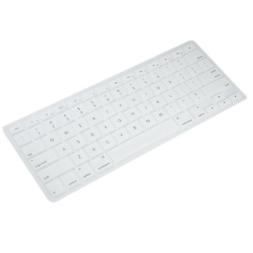 White Silicone Keyboard Cover for MacBook/MacBook Pro