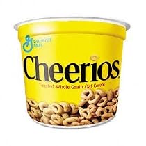 Cereal,cheerios, 6 Pack 2oz Cup Bundle of 10 Pack