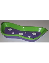 Green and Purple Ceramic Eyeglass Holder by