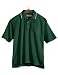 Premium Quality Men's Tall Sizes Distinction Golf Sport Shirt With Pocket - Forest Green/Khaki