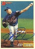 Joey Eischen, Montreal Expos, 1993 Bowman Autographed Card