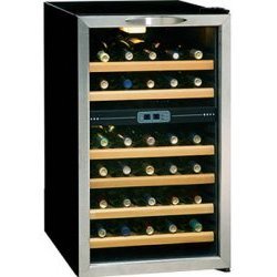 30 Bottle Wine Cooler (Black with Stainless Steel Door Trim) (33 3 16H x 19 13 16W x 23 5... by Danby