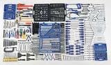 Westward 4VCN1 Master Tool Set, SAE/Metric, 1045 Pc