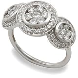 1 1/2ctw Round Bezel Set Diamond Ring
