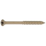 FastenMaster FMGD212-75 GuardDog Exterior Wood Screw, Tan, 2-1/2-Inch, 75-Pack