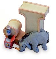 Childrens Toyshop  Toys : Winnie the Pooh alphabet - Letter J