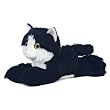 Maynard Black and White Cat 8" Mini Flopsie Plush