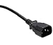 LINDY IEC Extension Lead, Black, 2m