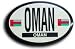 Oman - Oval decal