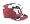 Red Camo Fatigue Cap