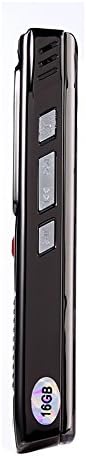 Heretop 16GB Digital Audio Voice Recorder - Multifunctional Portable Rechargeable Dictaphone MP3 Player