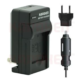 Kapaxen Rapid Battery Charger Kit for Samsung IA-BP210E IA-BP420E IA-BP105R IA-BP210R Li-Ion Rechargeable Camcorder Battery Packs