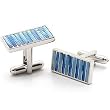 Rhodium Brass Cufflink