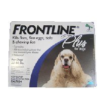 Frontline Plus for Dogs 23-44 lbs - 3 Applicators