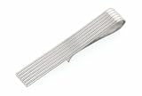 Sterling silver larger size Lines tie-slide
