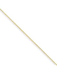 .5mm, 14 Karat Yellow Gold, Box Chain - 18 inch