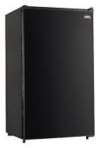 Sanyo SR-3620K 3.6-Cubic-Foot Refrigerator, Black