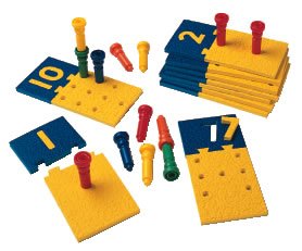 Childrens Toyshop  Toys : Number Puzzle Board & Pegs