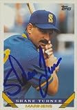 Shane Turner, Seattle Mariners, 1993 Topps Autographed Card