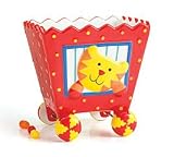 Silly Circus Wagon Storage Or Planter With Rolling Wheels Adorable Nursery Decor