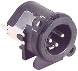 Neutrik NC3MK-V XLR K Series PC Mount Male Vertical