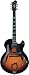 Hagstrom HJ800 Electric Jazz Guitar (3 Tone Sunburst)