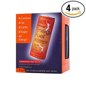 Twinlab Energy Fuel High Performance Carbonated Beverage, Fruit Splash